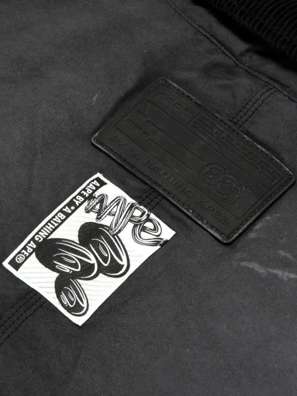 AAPE BY *A BATHING APE® コーデュロイカラー ジャケット | ブラック