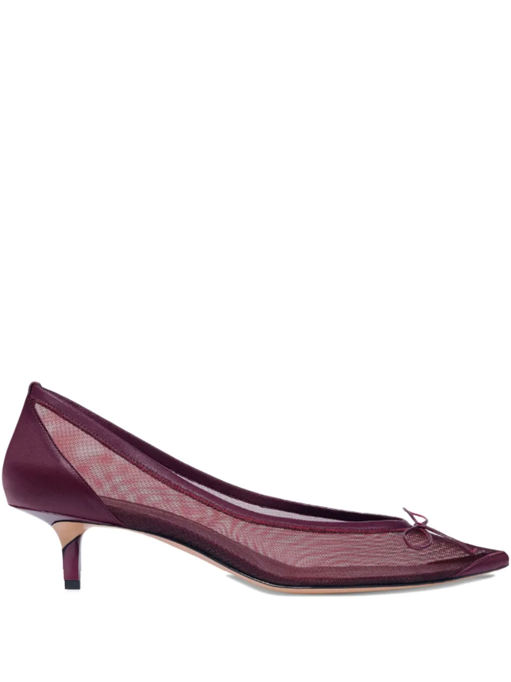 Jacquemus 45mm Tourni bow-detail pumps Paars