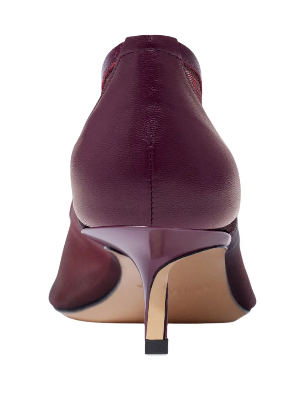 Jacquemus 45 mm Tourni pumps met strikdetail Paars