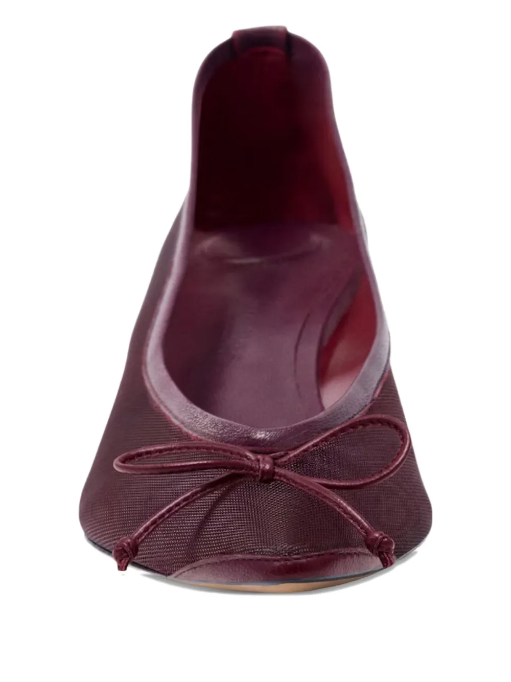Jacquemus 45 mm Tourni pumps met strikdetail Paars