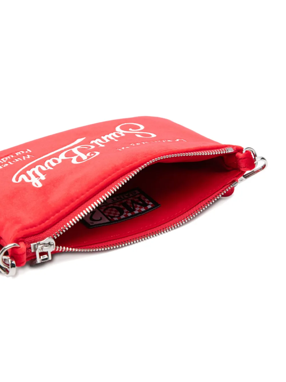 Mc2 Saint Barth Logo Shoulder Bag In Red