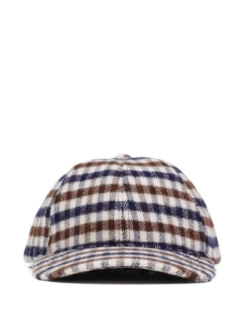 Aquascutum checked cap