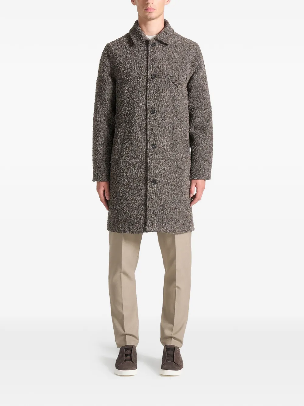 Manière De Voir boucle buttoned coat | Single Breasted Coats | Image 2