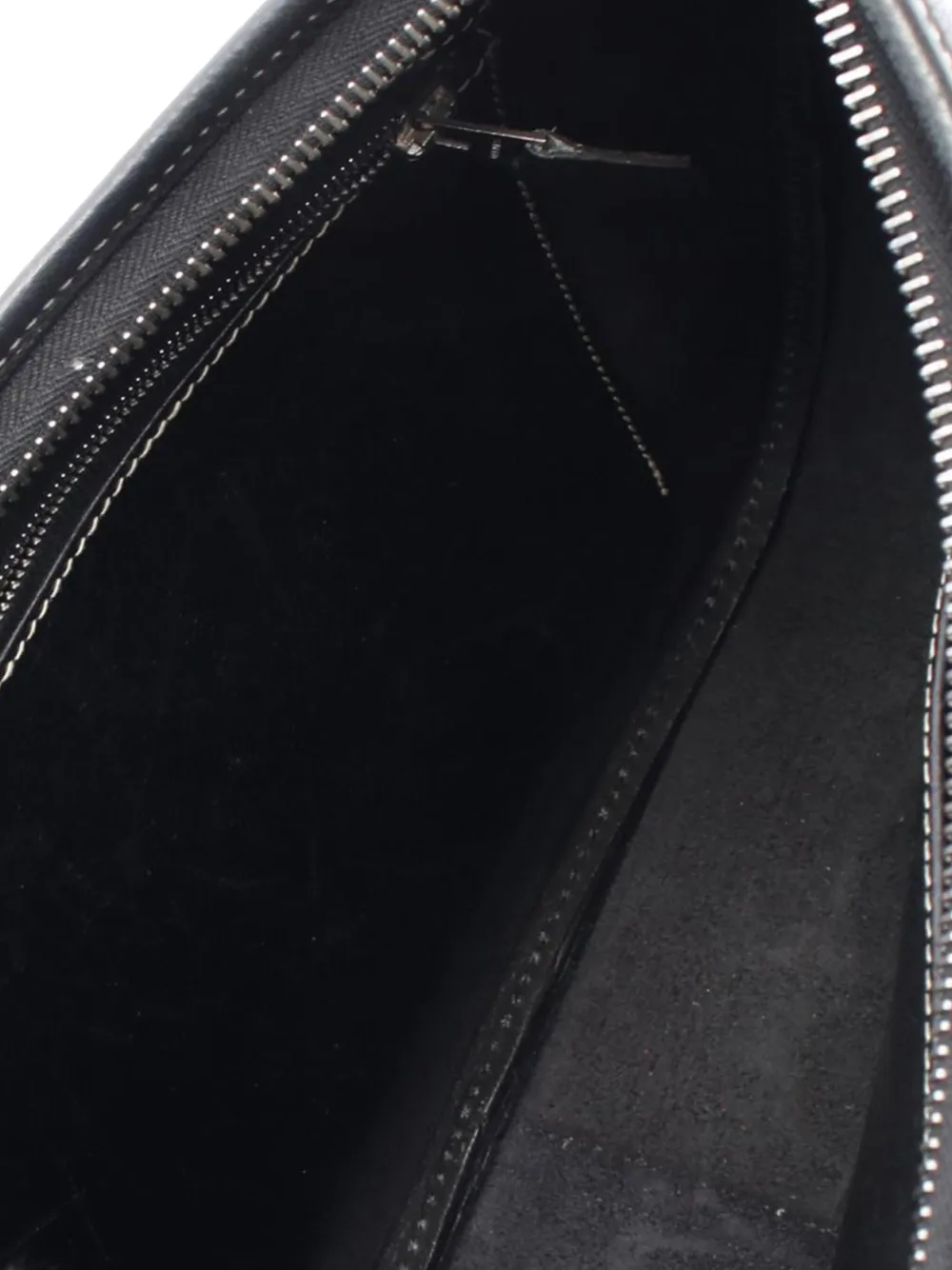 Pre-owned Hermes 2001 Courchevel Trim 31 Shoulder Bag In Black
