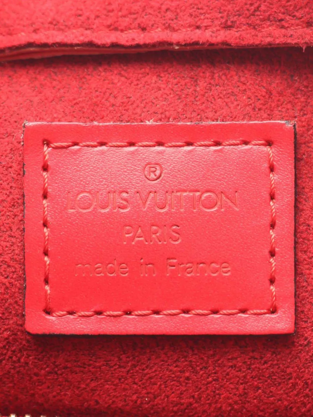 Pre-owned Louis Vuitton 1998 Epi Pont Neuf Handbag In Red