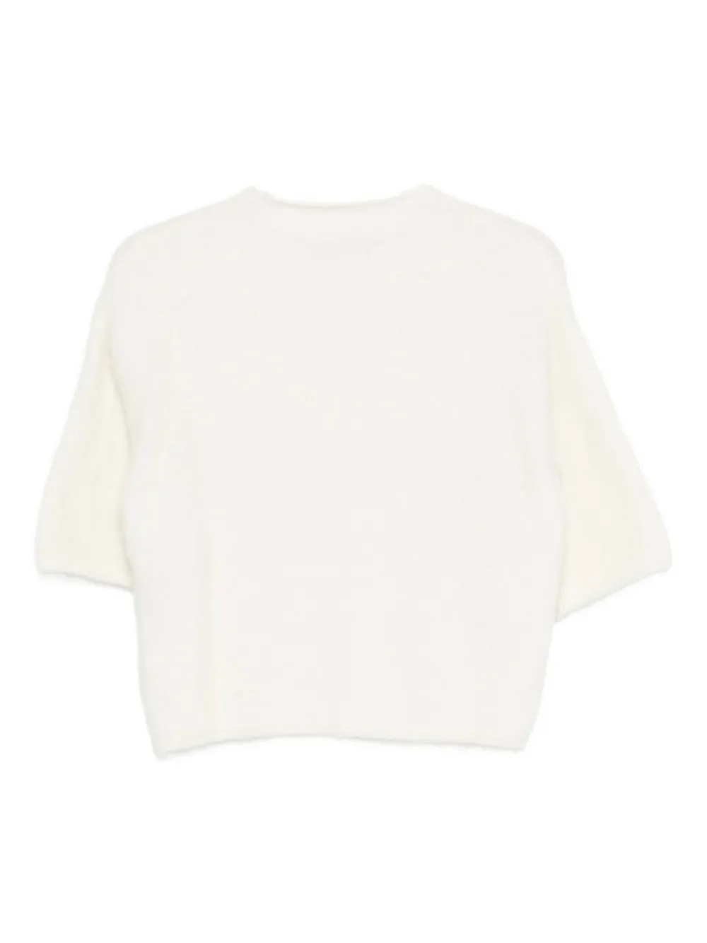 Tela Textured Sweater In White