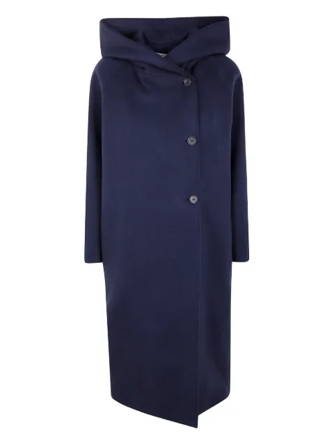 Antonelli hooded buttoned coat