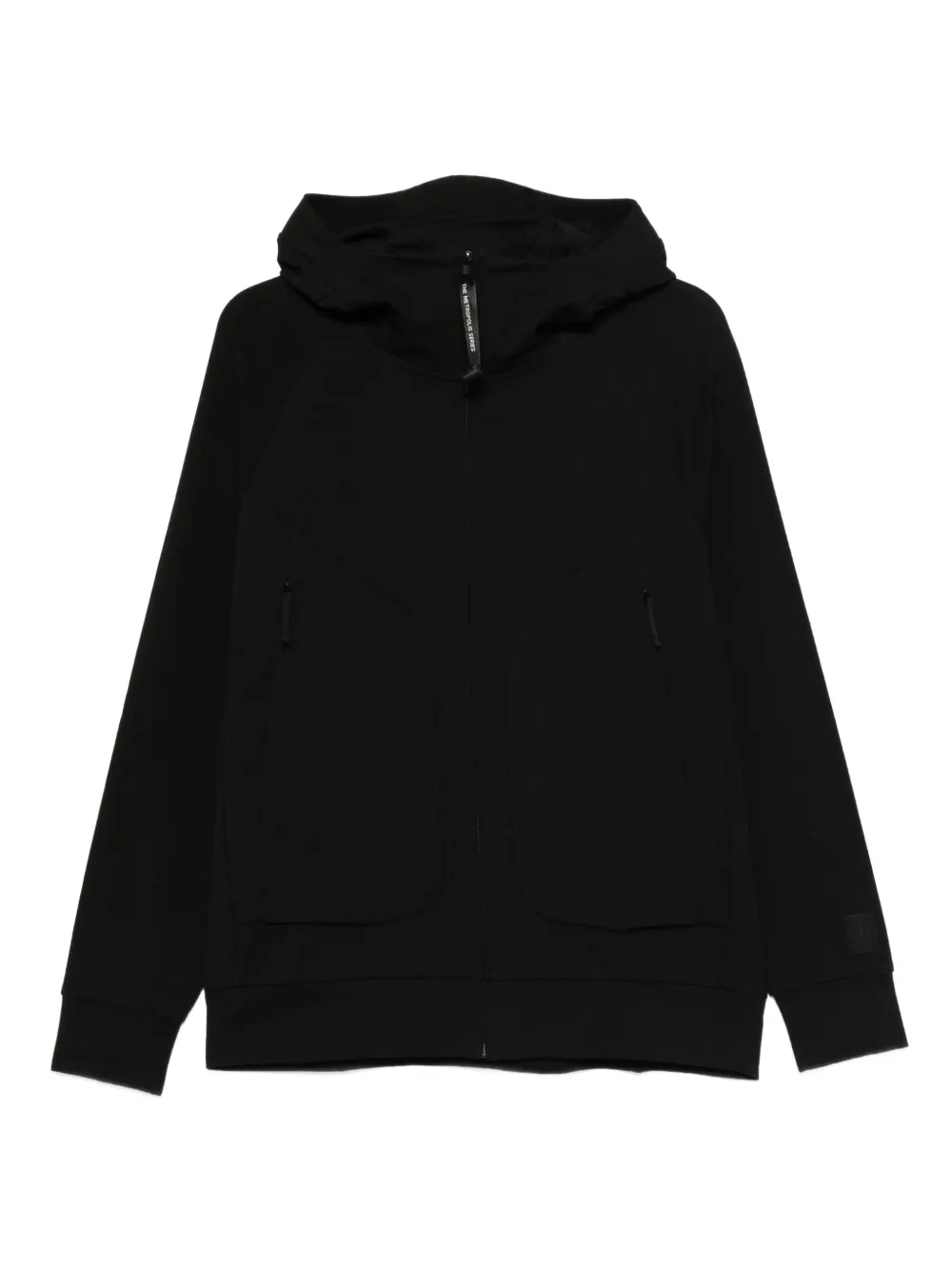 C.P. Company hooded zip sweatshirt | Black | Image 1