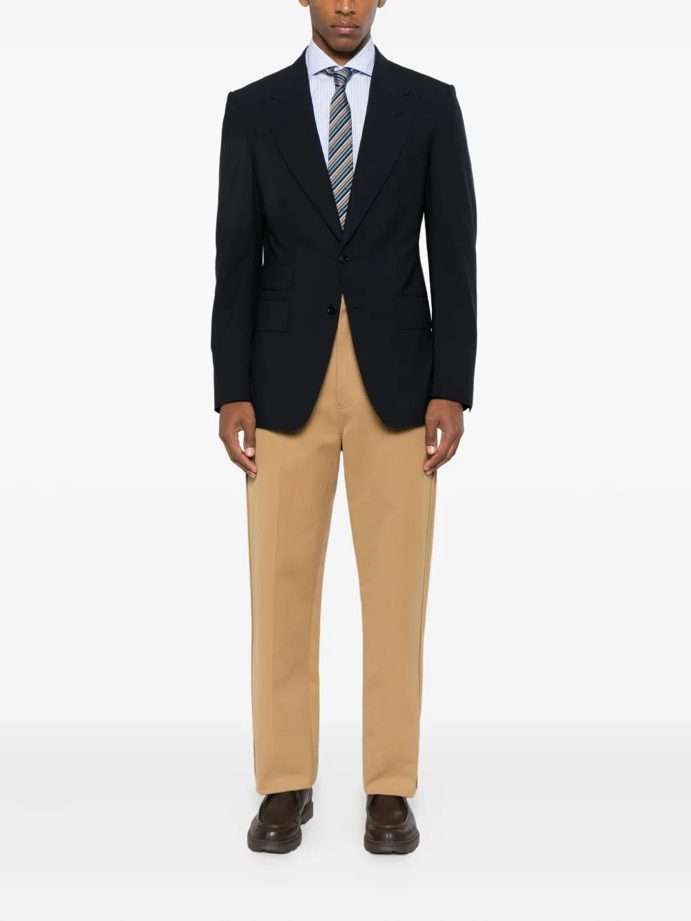 BORRIELLO NAPOLI camisa de algodón con rayas estampadas | Image 2