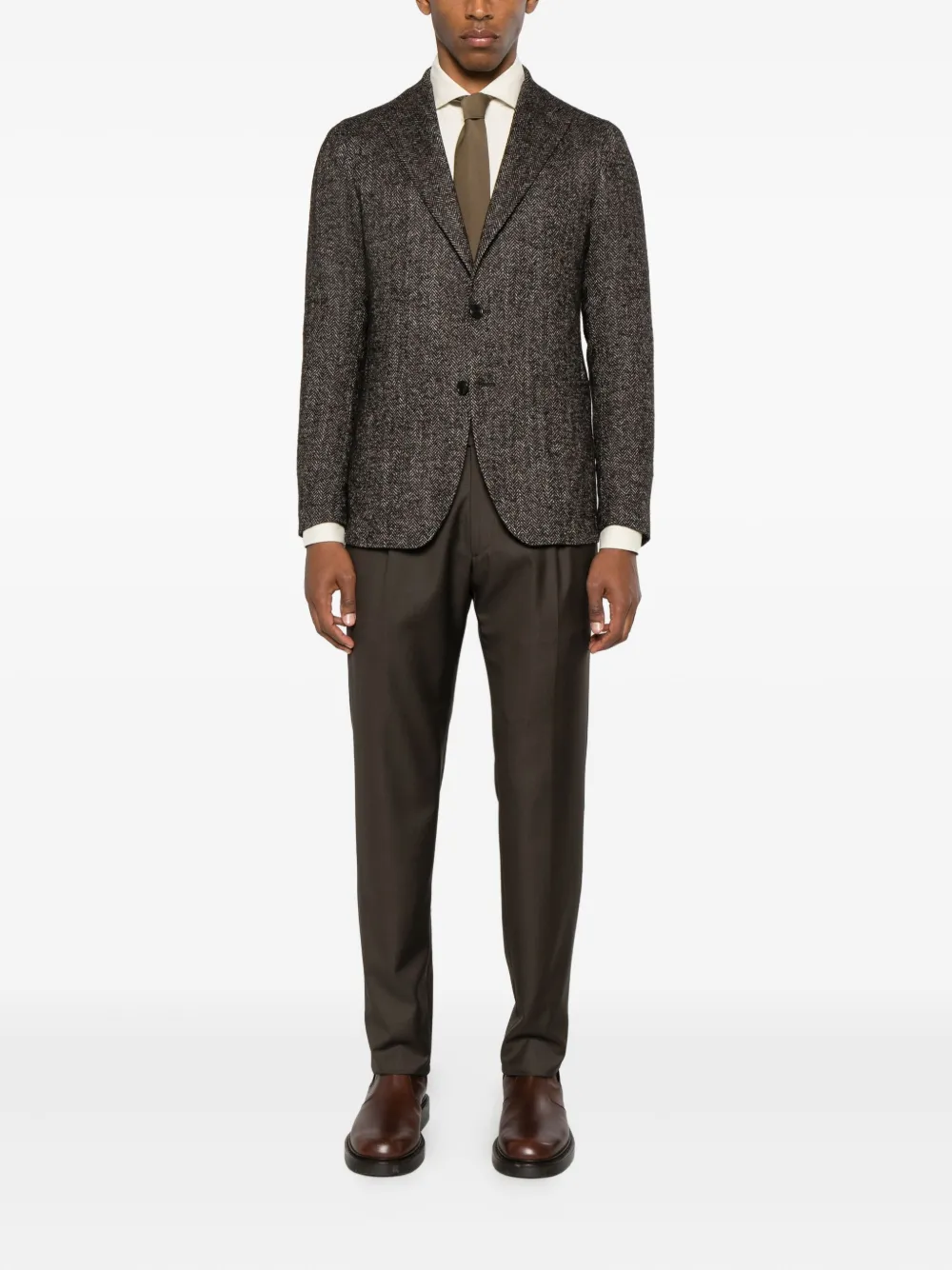 BORRIELLO NAPOLI buttoned shirt - Beige