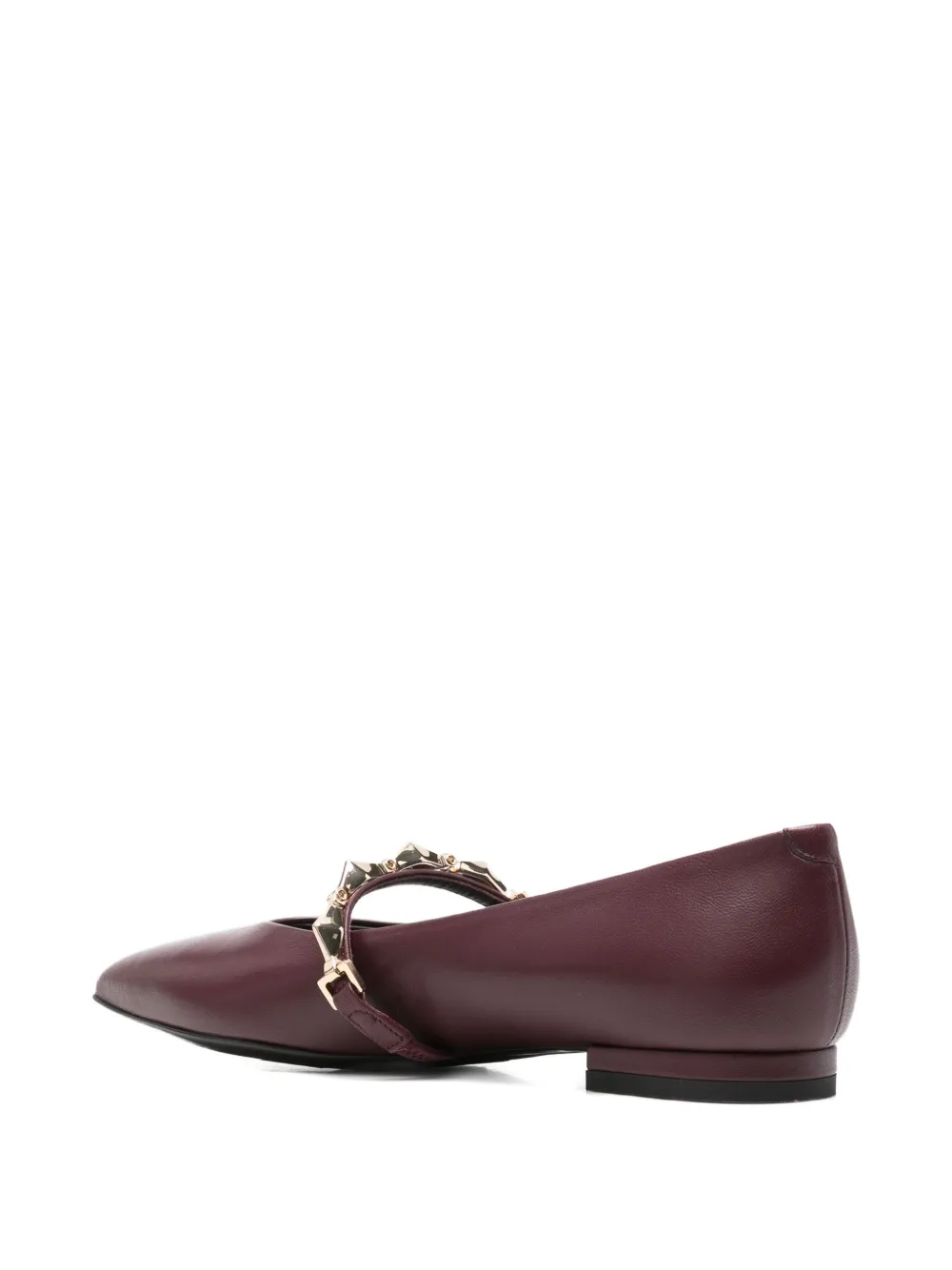 Sergio Levantesi Strap Ballet Flats In Red