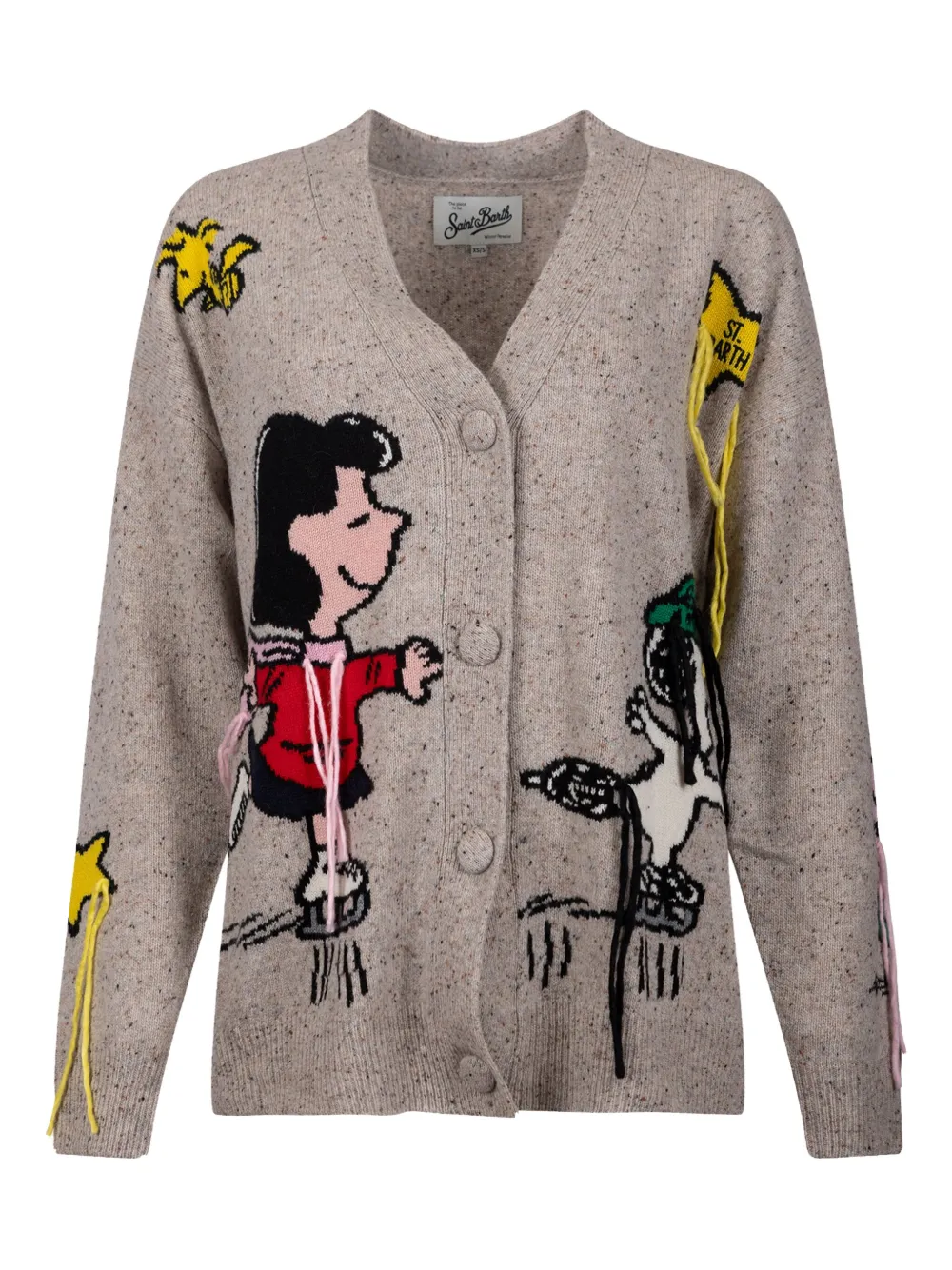 Mc2 Saint Barth Sasi002 04125i Snoopy Skating 10 Emb In Gray