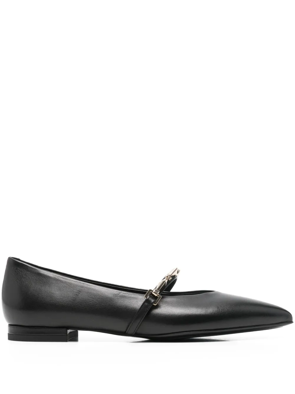 Sergio Levantesi Virna56 studded strap ballet flats | Black | Image 1