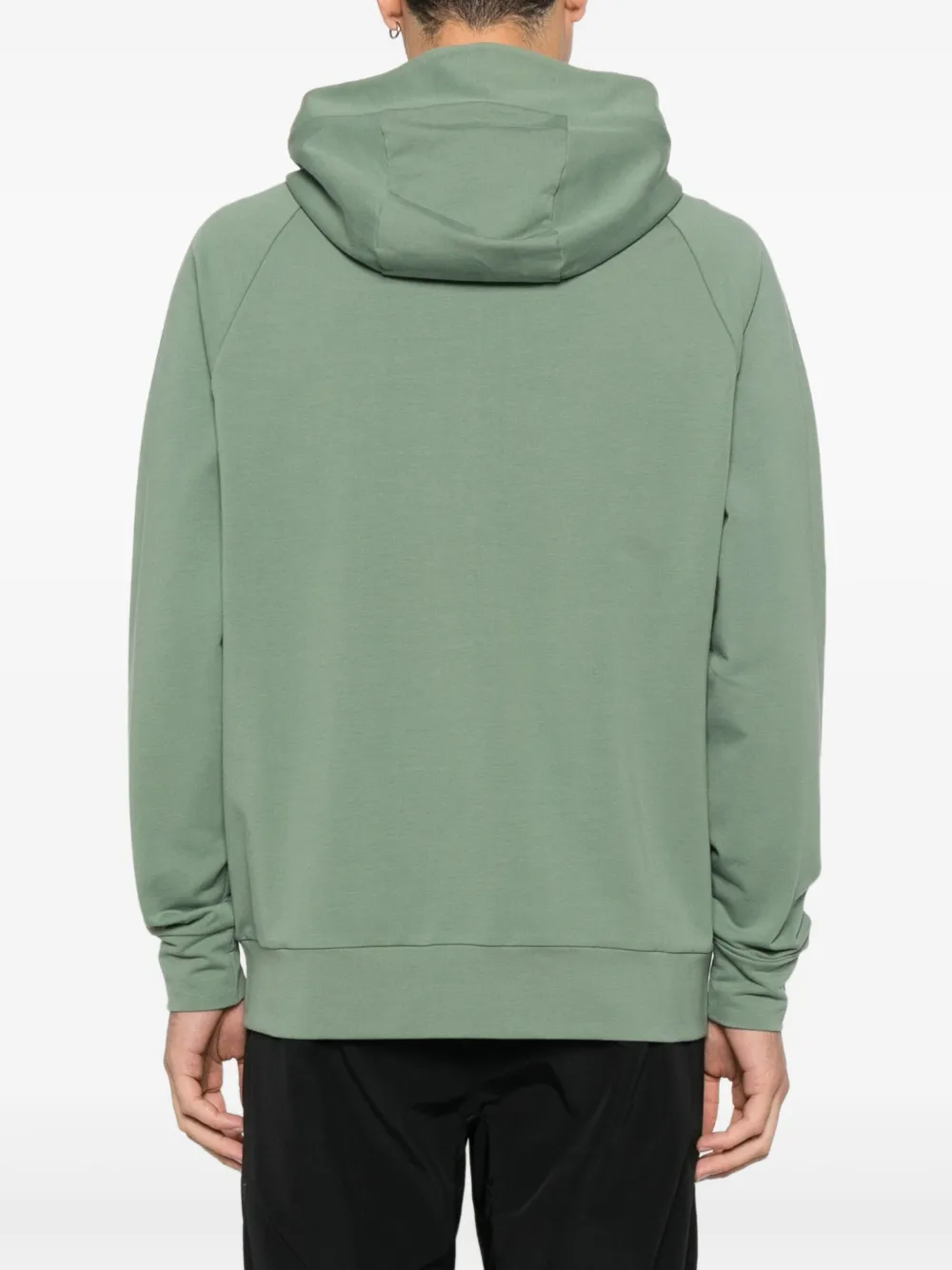 C.P. Company Sweater met rits en capuchon Groen