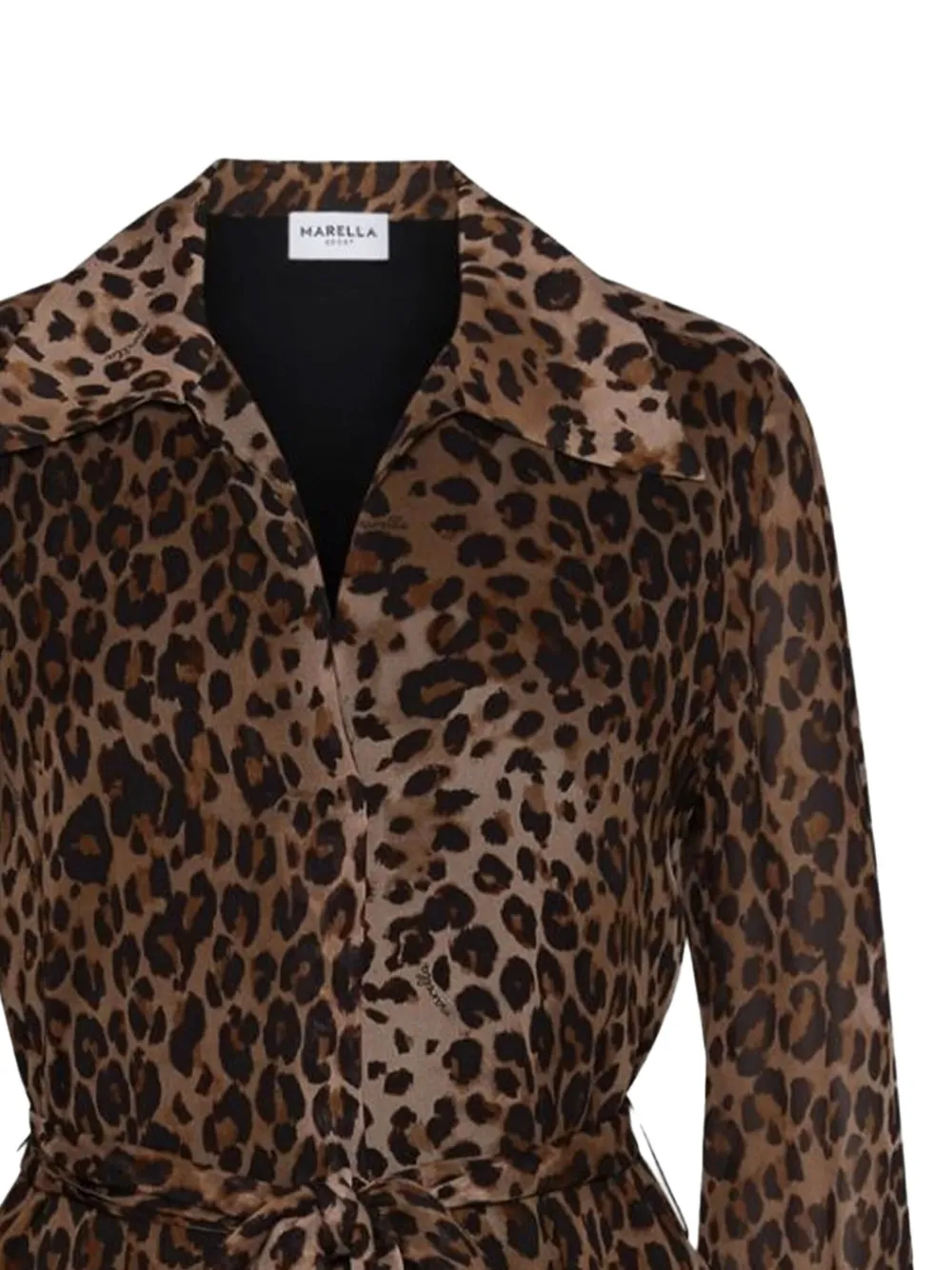 Marella Fabio leopard-print mini dress - Bruin