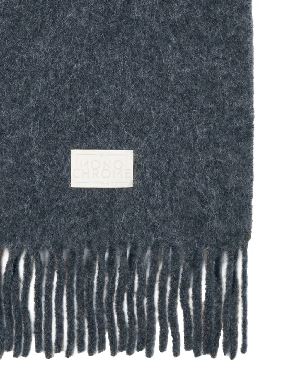 Marella Merle fringed scarf - Grijs