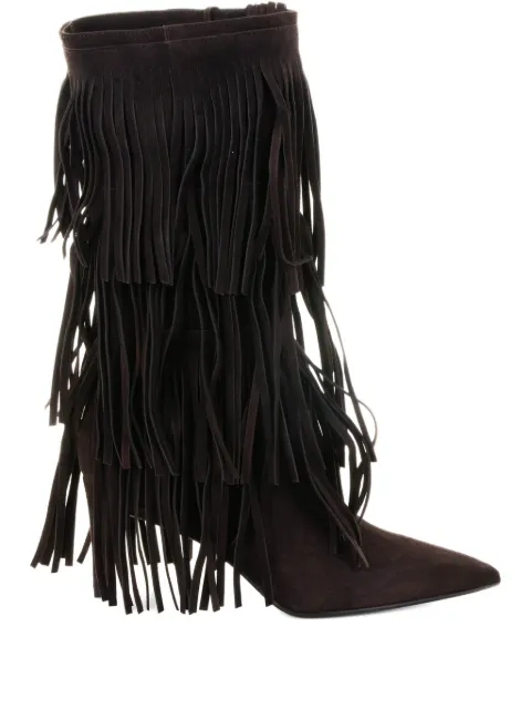 Chantal fringe suede boot
