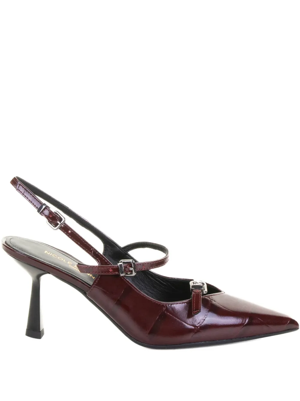 Chantal buckle slingback sandals | Brown | Image 1