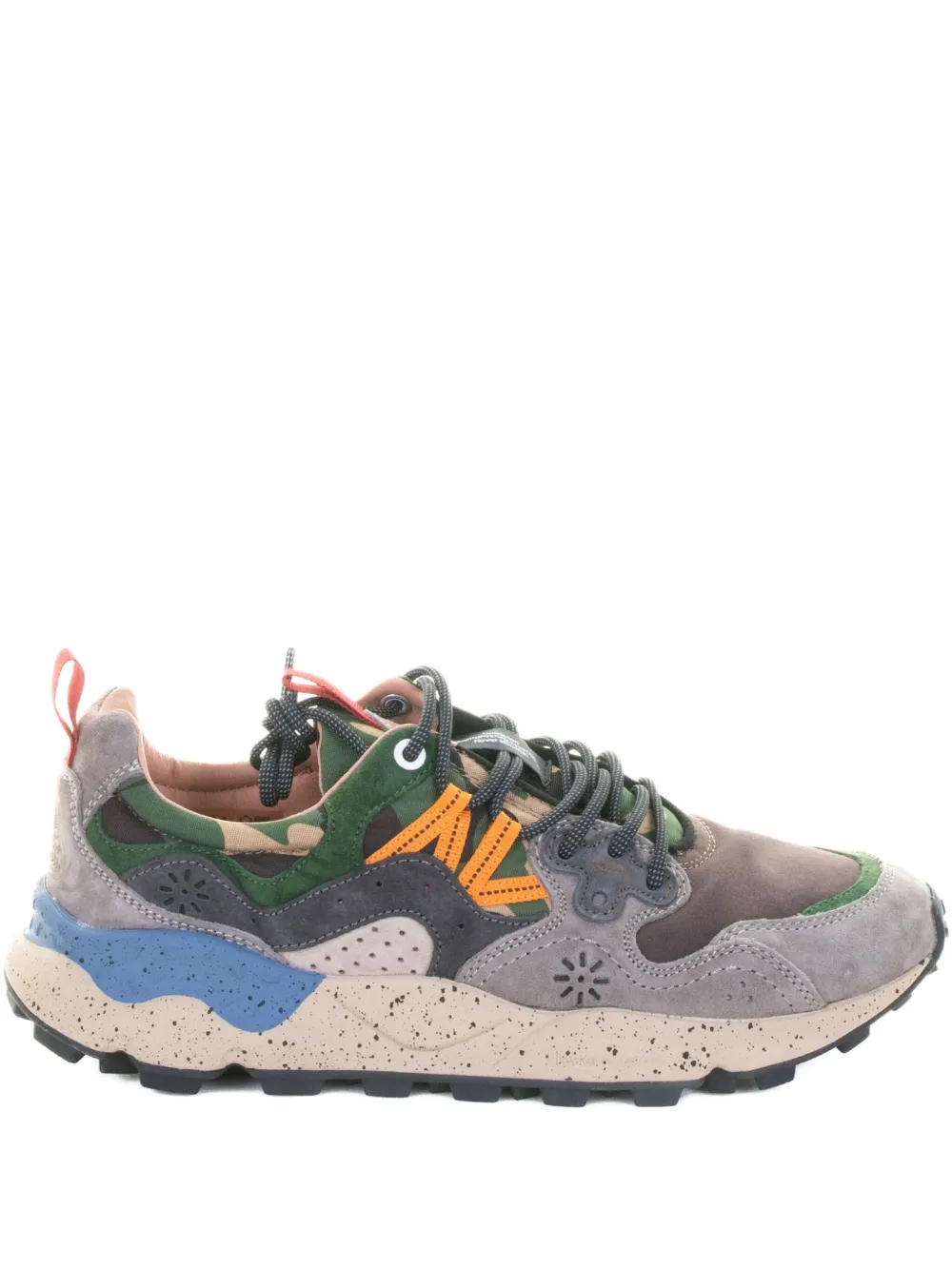 FLOWER MOUNTAIN Yamano 3 カモフラージュ スニーカー - グレー FLOWER MOUNTAIN Yamano 3 カモフラージュ スニーカー - グレー