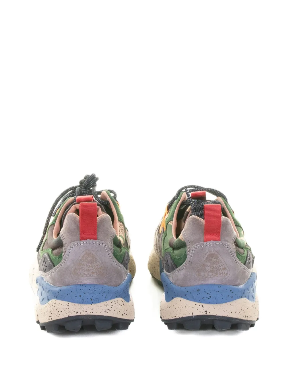 FLOWER MOUNTAIN Yamano 3 sneakers met camouflageprint en vlakken Grijs