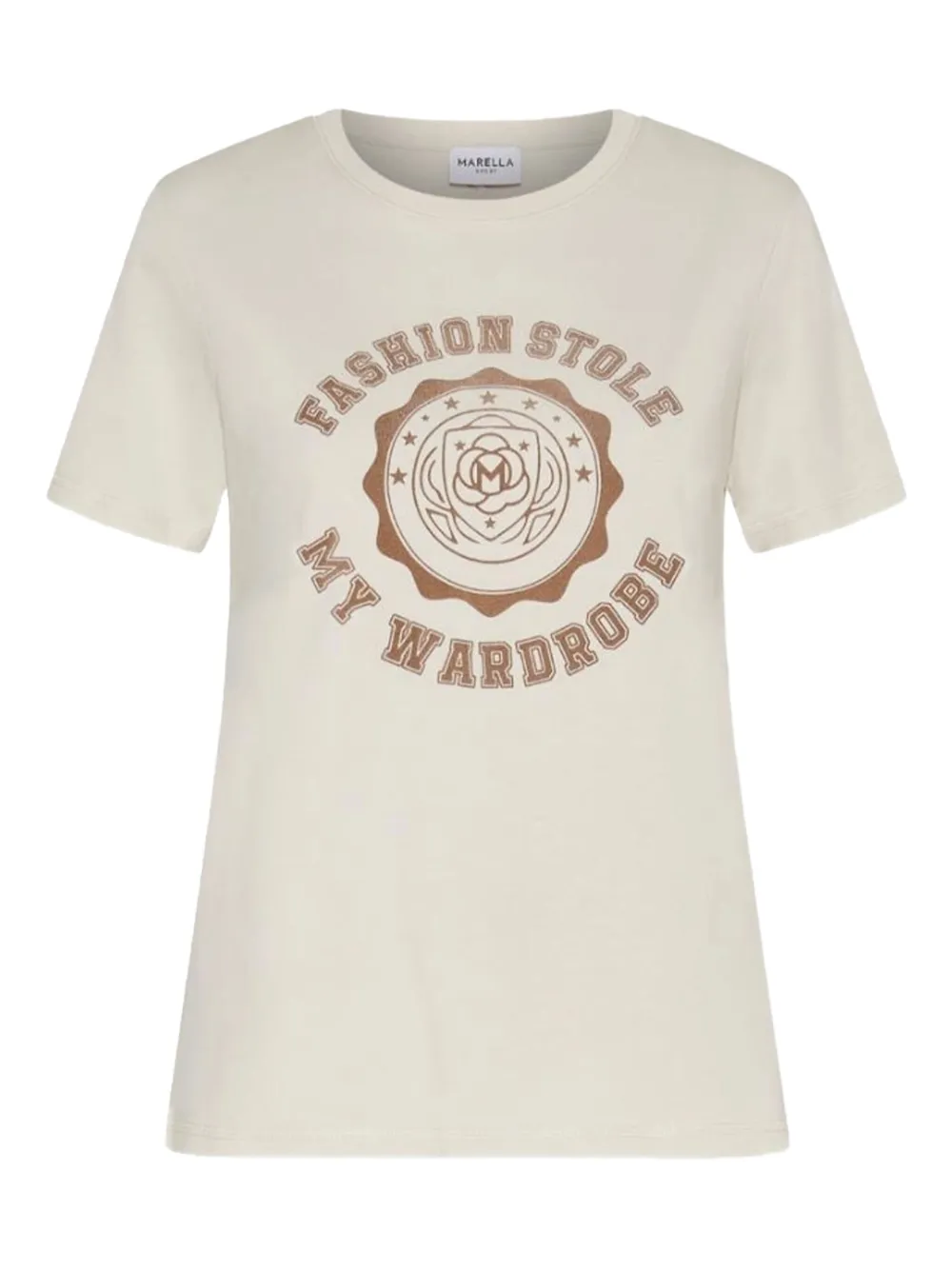 Marella graphic print T-shirt | Neutrals | Image 1