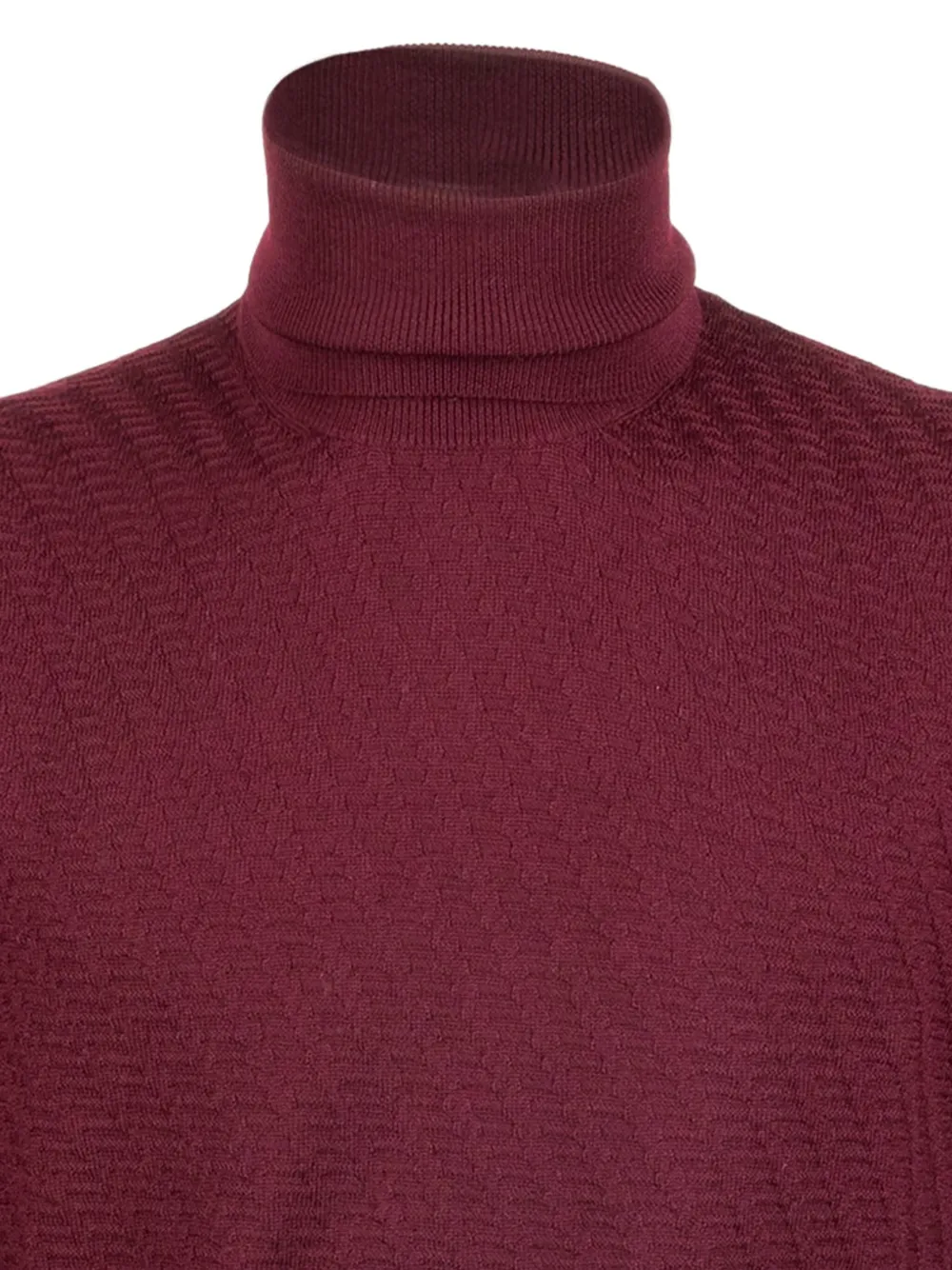 Paolo Pecora textured roll-neck sweater - Rood