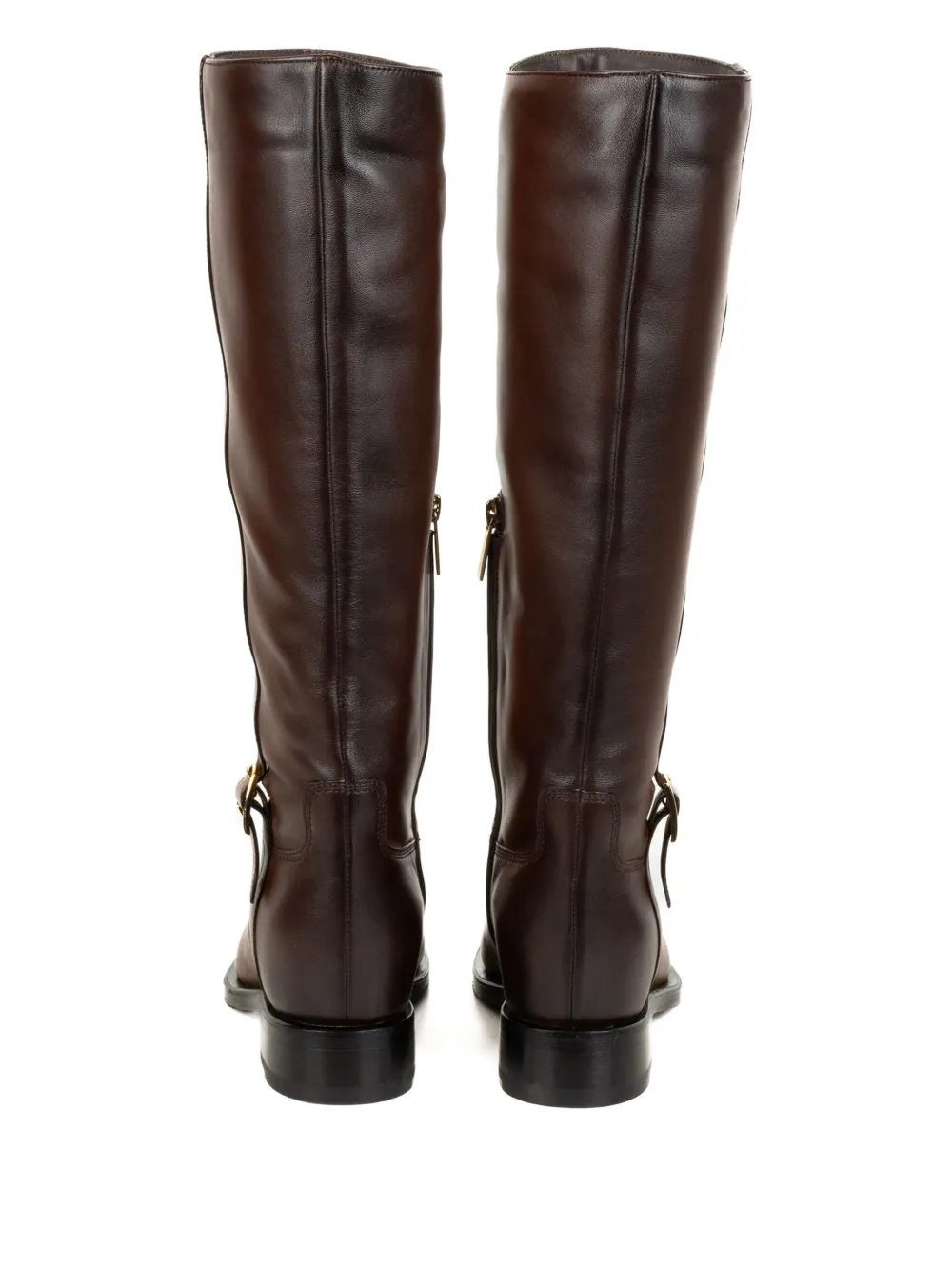 Santoni Leren laarzen Bruin