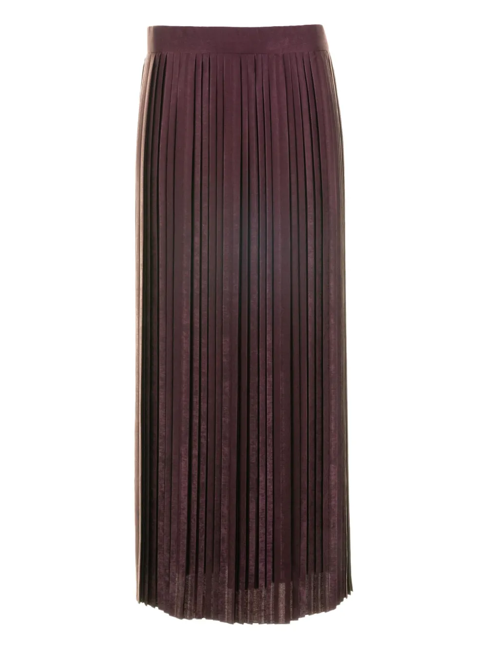 Eleventy pleated A-line midi skirt | Red | Image 1