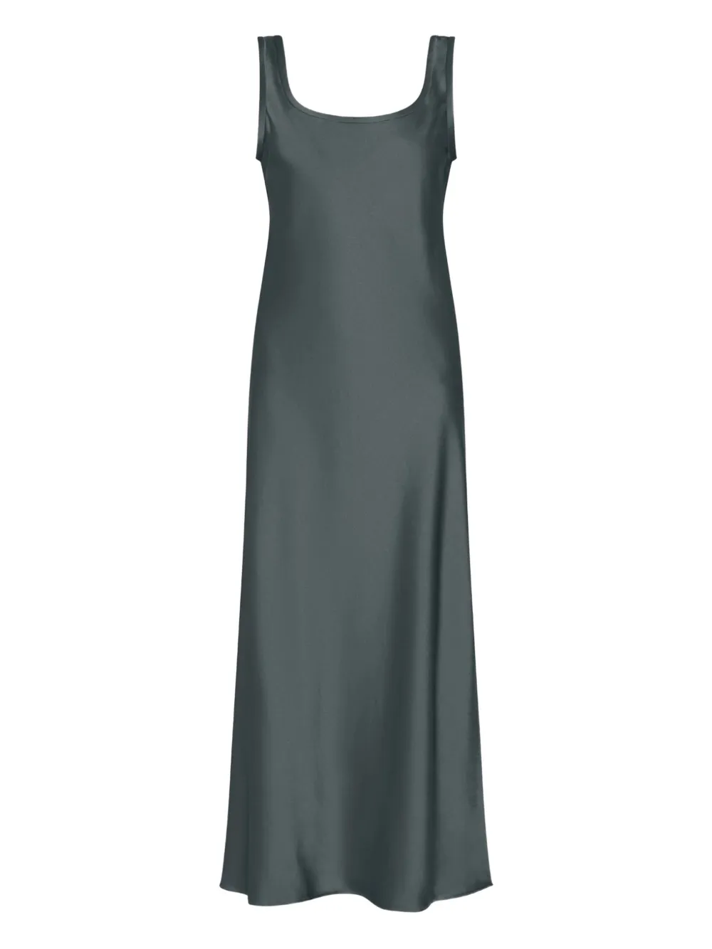 Marella Larva Scoop-neck Maxi Dress In Green