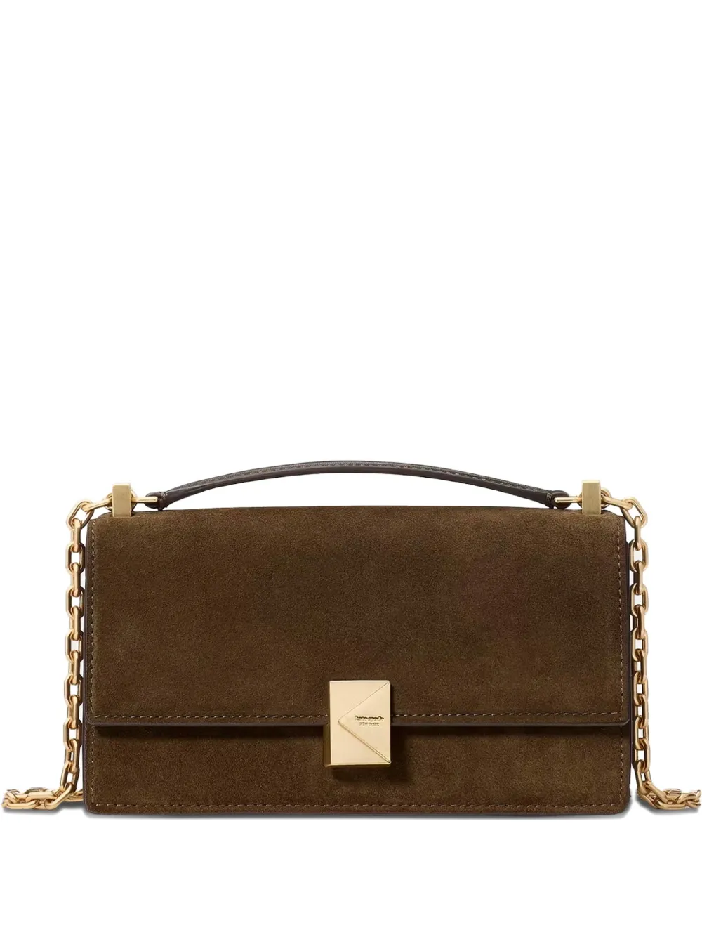 Kate Spade New York Mini Deco Suede Convertible Chain Crossbody Bag In Blue