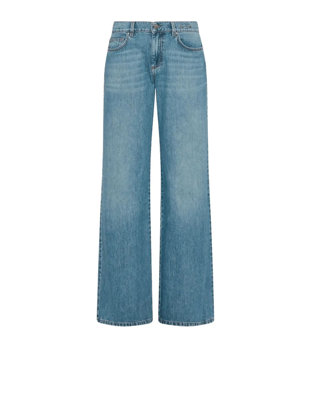 Marella Cotton Jeans In Blue