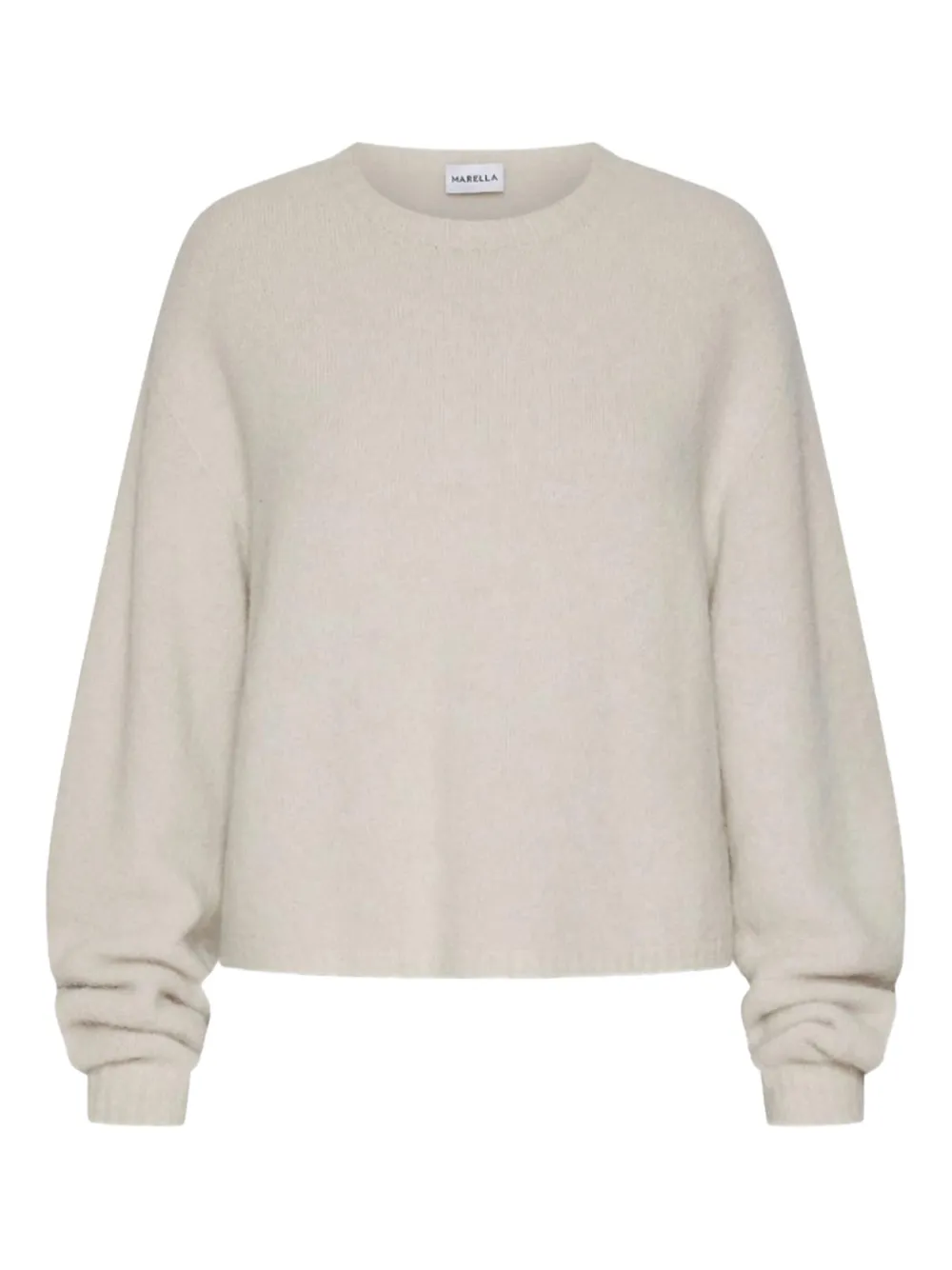 Marella Tania Long-sleeve Sweater In White