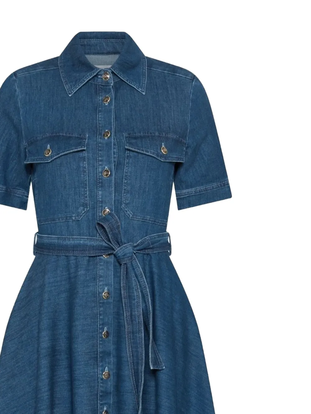 Marella Fagotto buttoned belted midi dress | Day Dresses | Image 2