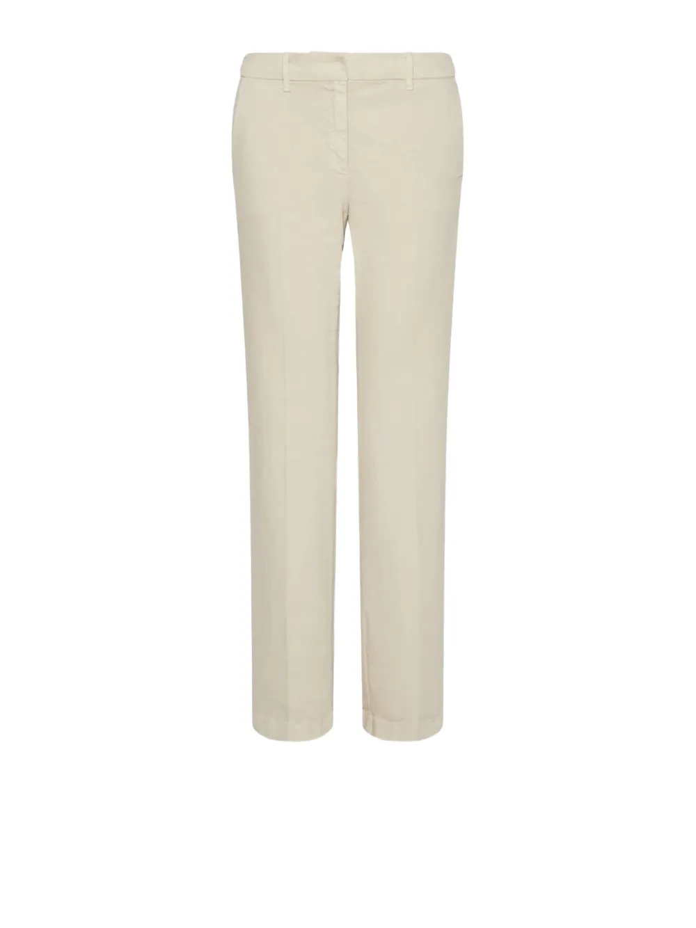 Marella Monochrome belt-loops trousers - Beige