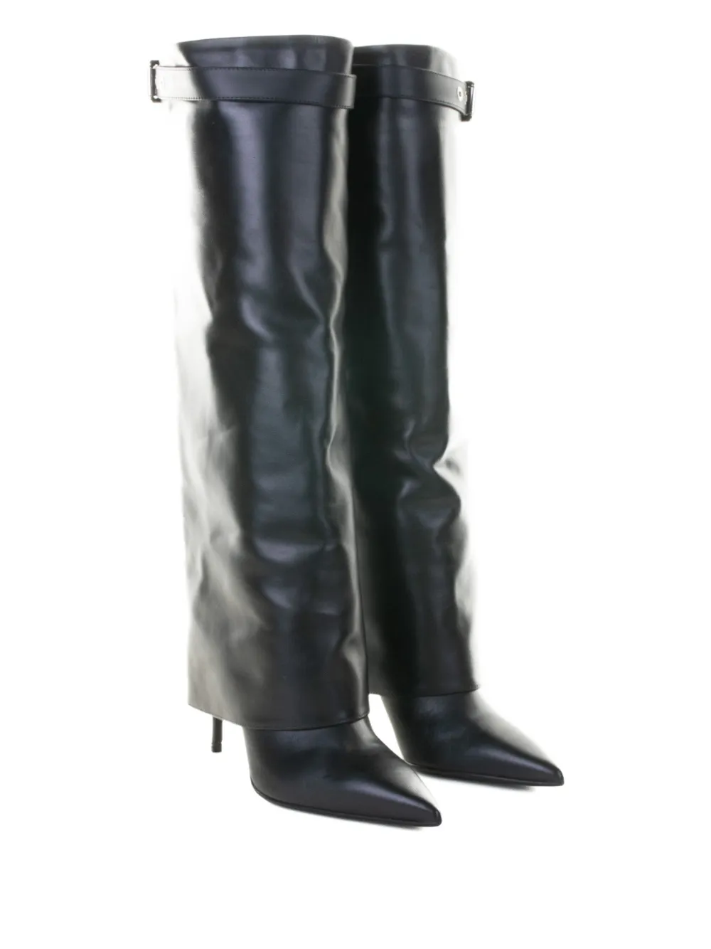 Chantal 90mm Buckle-strap Boots In Black