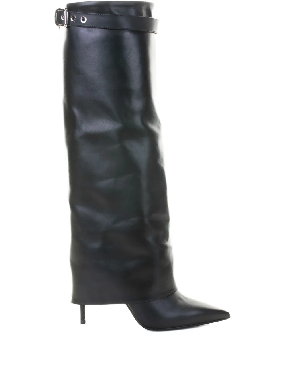Chantal 90mm Buckle-strap Boots In Black