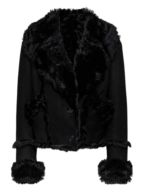 Santoro fur leather jacket