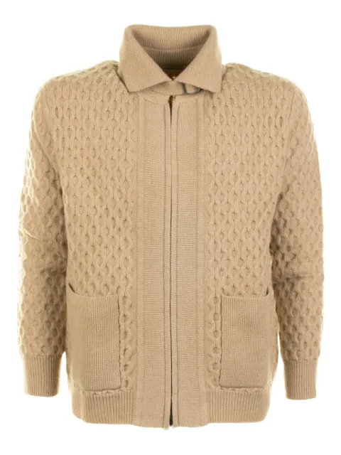 Paolo Pecora Honeycomb zip-up cardigan