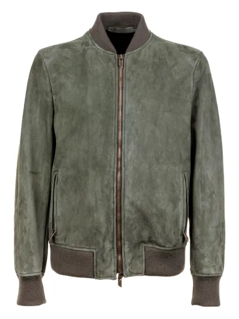 Santoro suede zip-up jacket