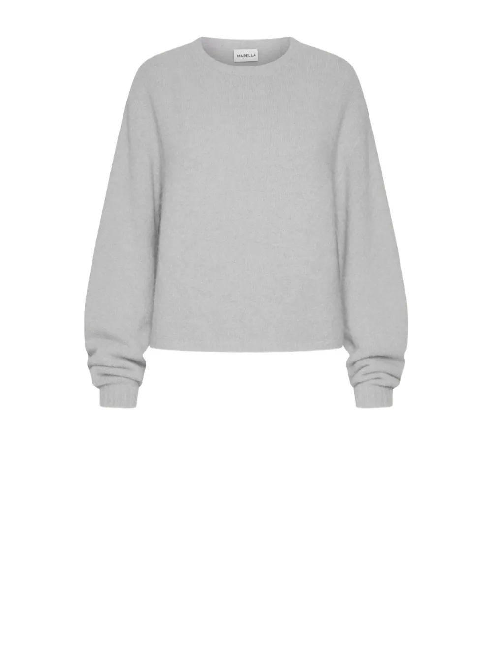 Marella Tania Crew-neck Sweater In Gray