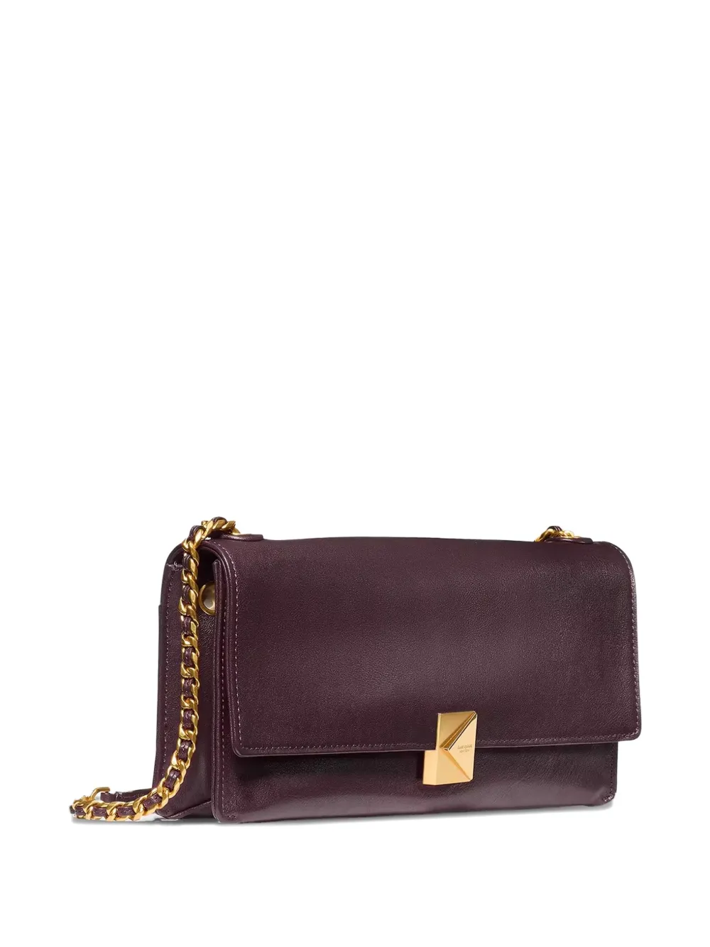 Kate Spade Deco Soft leather shoulder bag - Paars