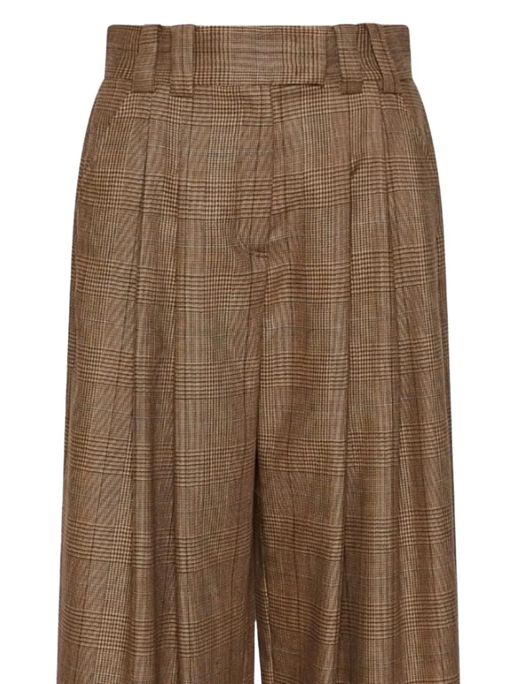 Marella ULTRA pleated checked trousers | Wide-Leg Pants | Image 2