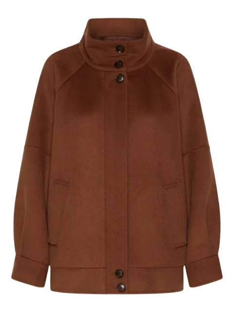Marella RINALDA buttoned funnel-neck jacket