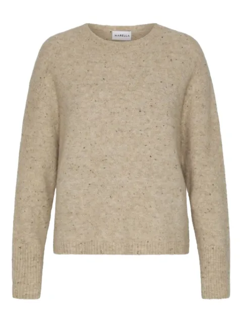 Marella ALBINA speckled crew-neck sweater
