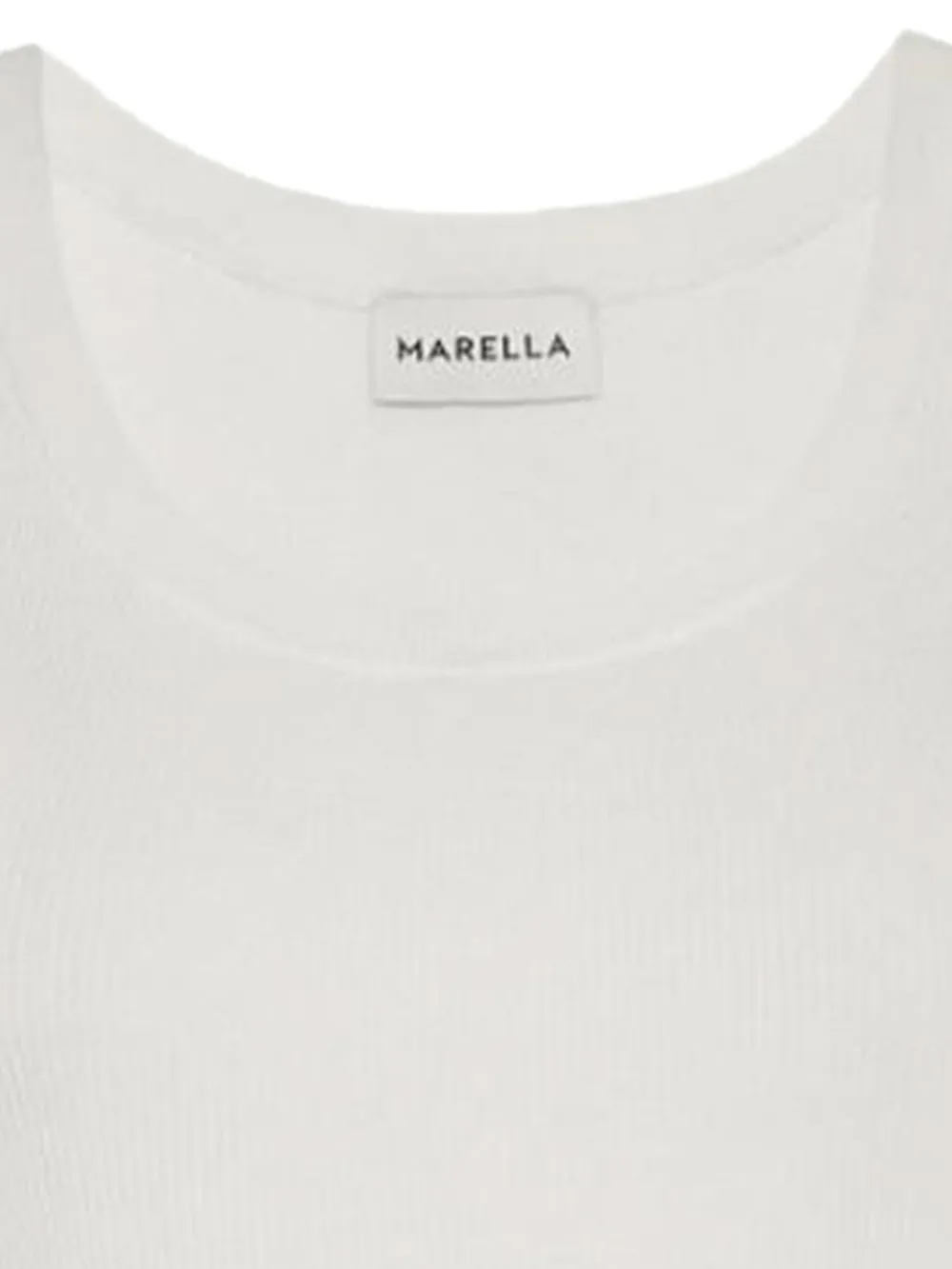 Marella ELISA geribbelde top Wit
