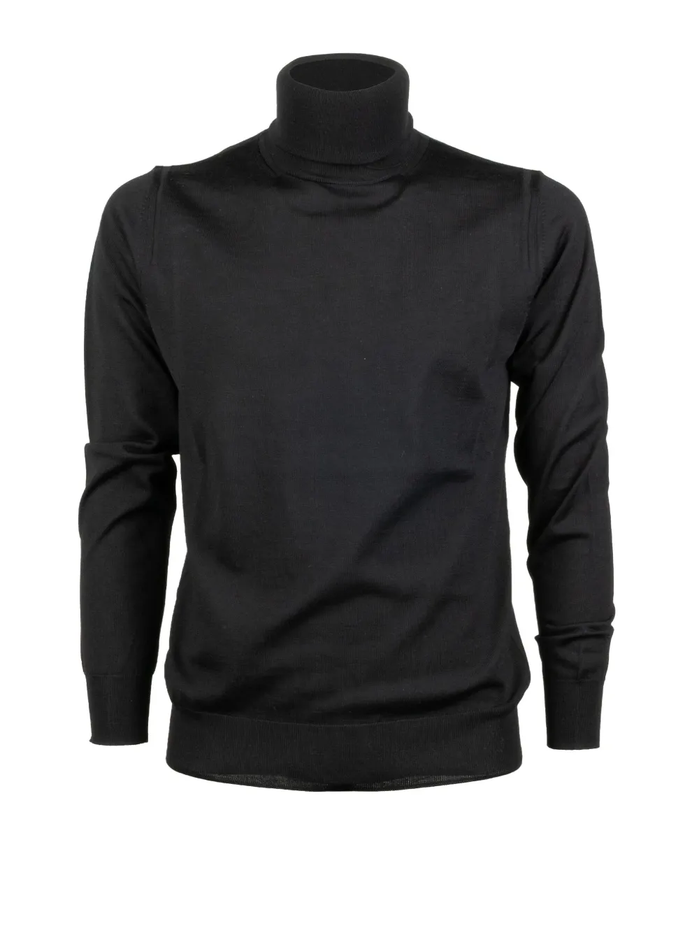 Paolo Pecora Roll-neck Long-sleeve Sweater In Black