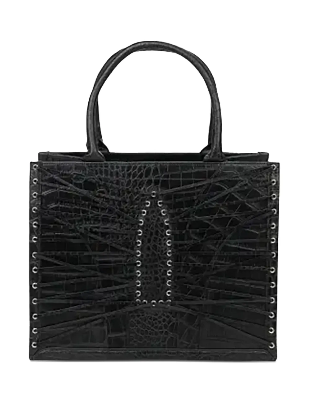 Who Decides War Arch Tote Bag In Black