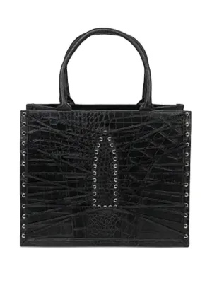 MM6 Maison Margiela レザーメッセンジャーバッグ | ブラック