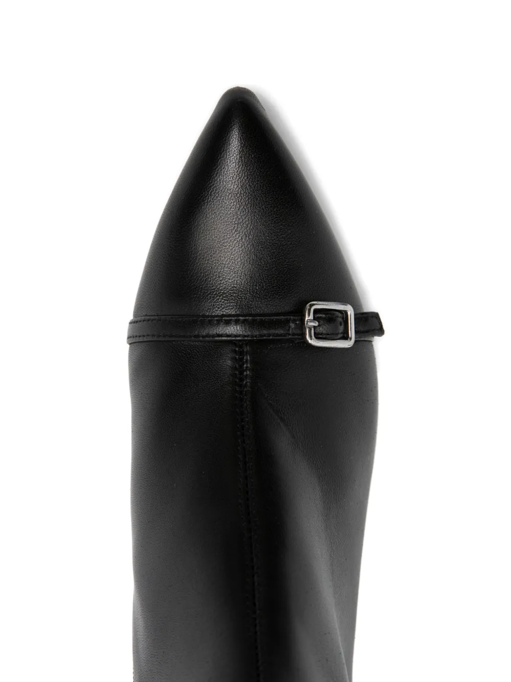 Unisa Knielaarzen met puntige neus Zwart