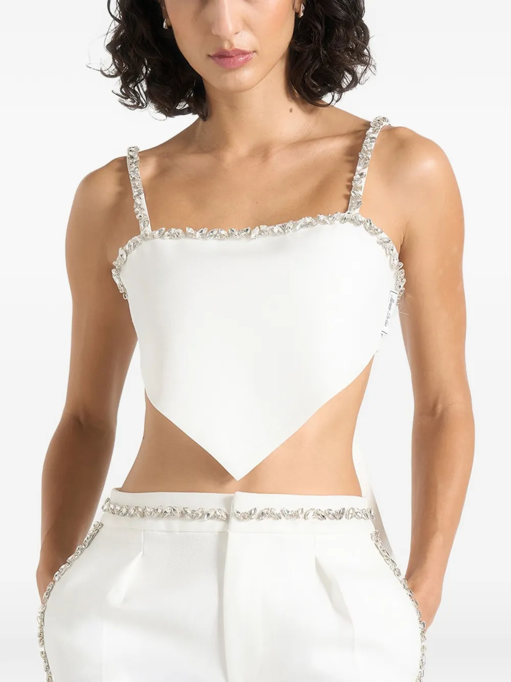 Manière De Voir Eloise embellished top - Bianco